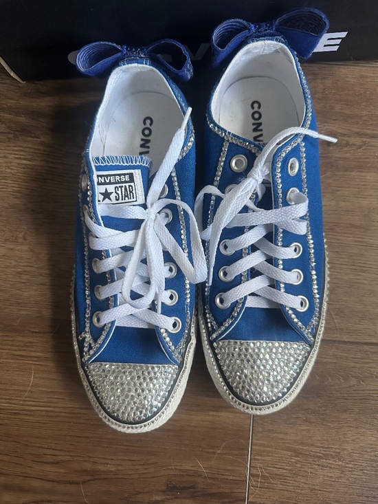Converse Shoes - Jeweled Blue Converse